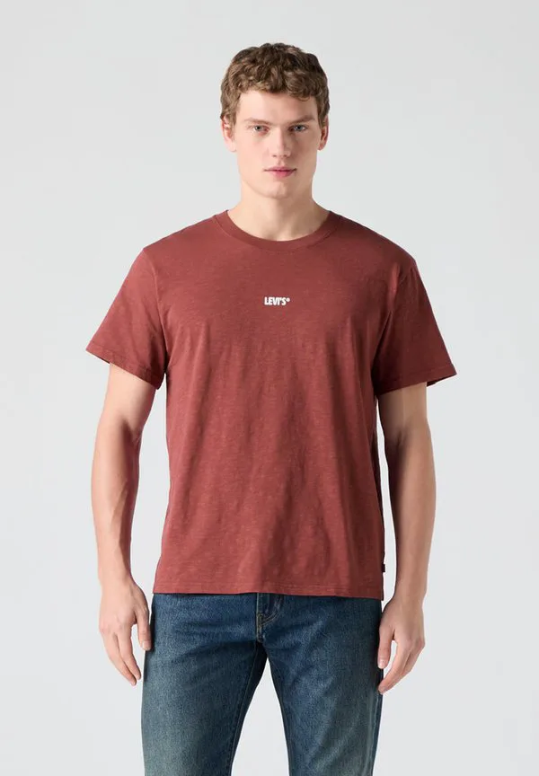 Футболка с принтом в виде квадратов (ss tee boxtab print tshirt) Levi'S, Crushed Berry — фото 2
