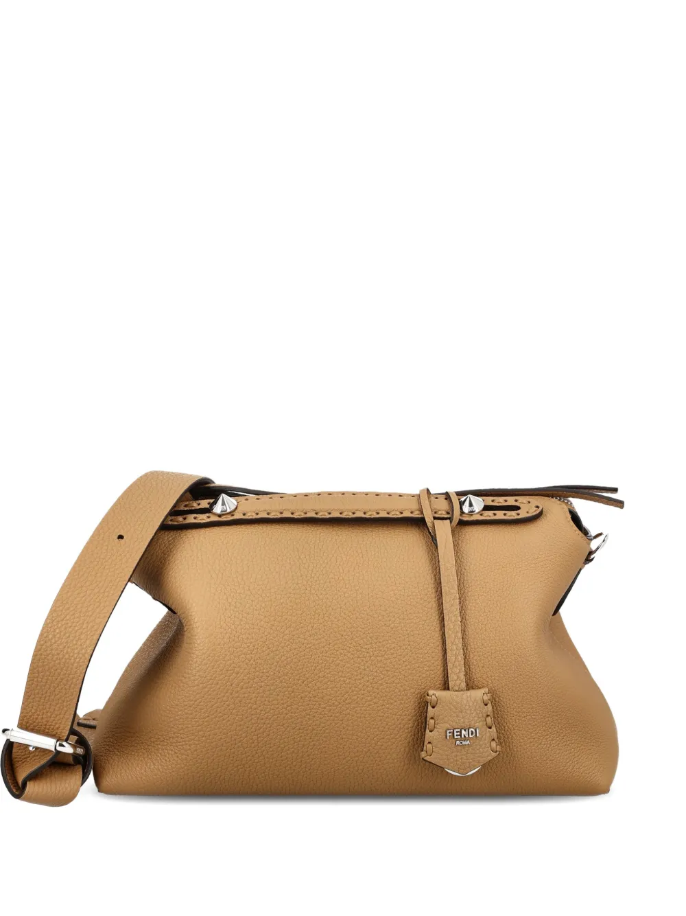 

Большая сумка-тоут By The Way Selleria с ручной прошивкой FENDI, коричневый