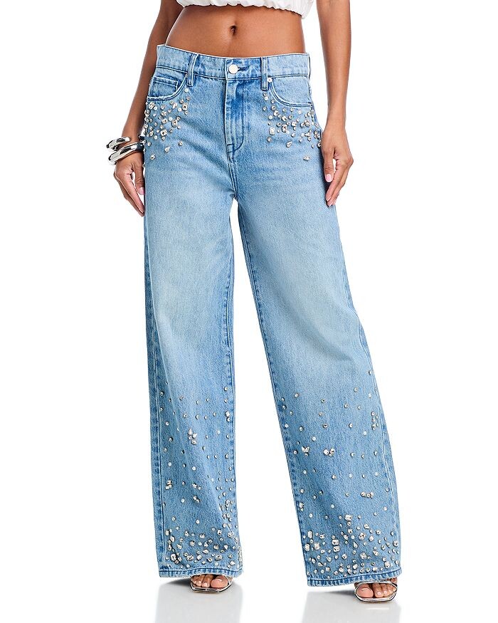 

Джинсы BLANKNYC The Franklin Ribcage в цвете Bling Out, синий