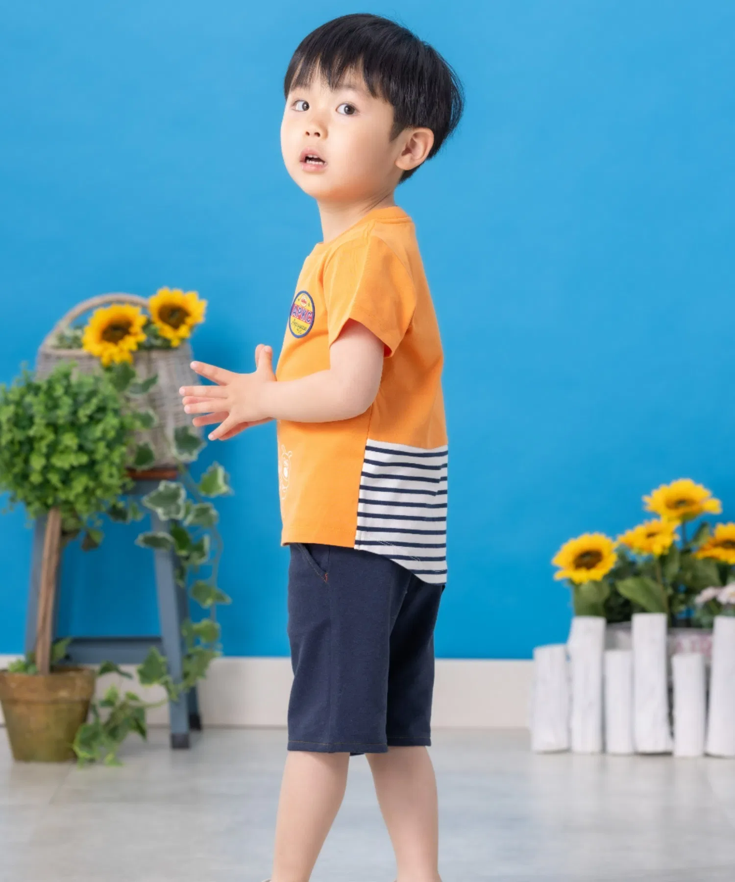 Детская футболка ANPANMAN KIDS COLLECTION с бордюром — фото 4