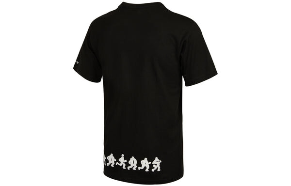 Футболка adidas originals Trefo Graffiti Logo Printing Sports Short Sleeve Black, черный — фото 2