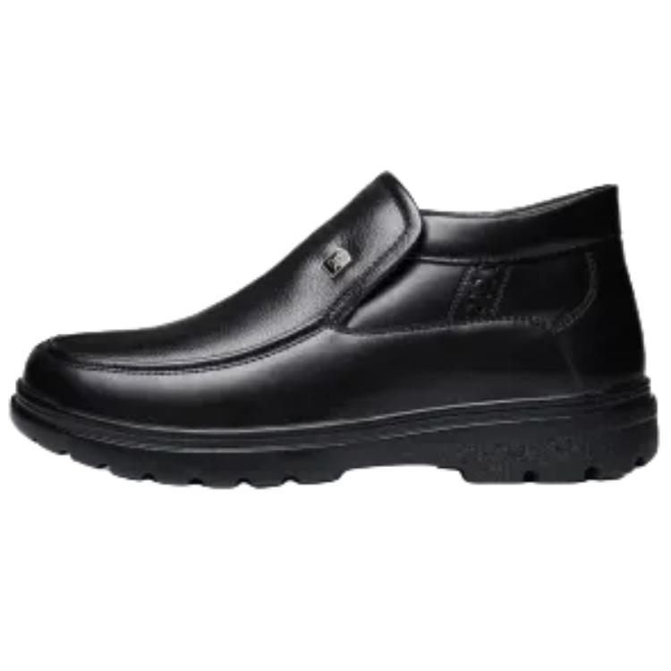 

VANSSI Мужские повседневные туфли черные с мягкой стелькой, цвет Black Padded
