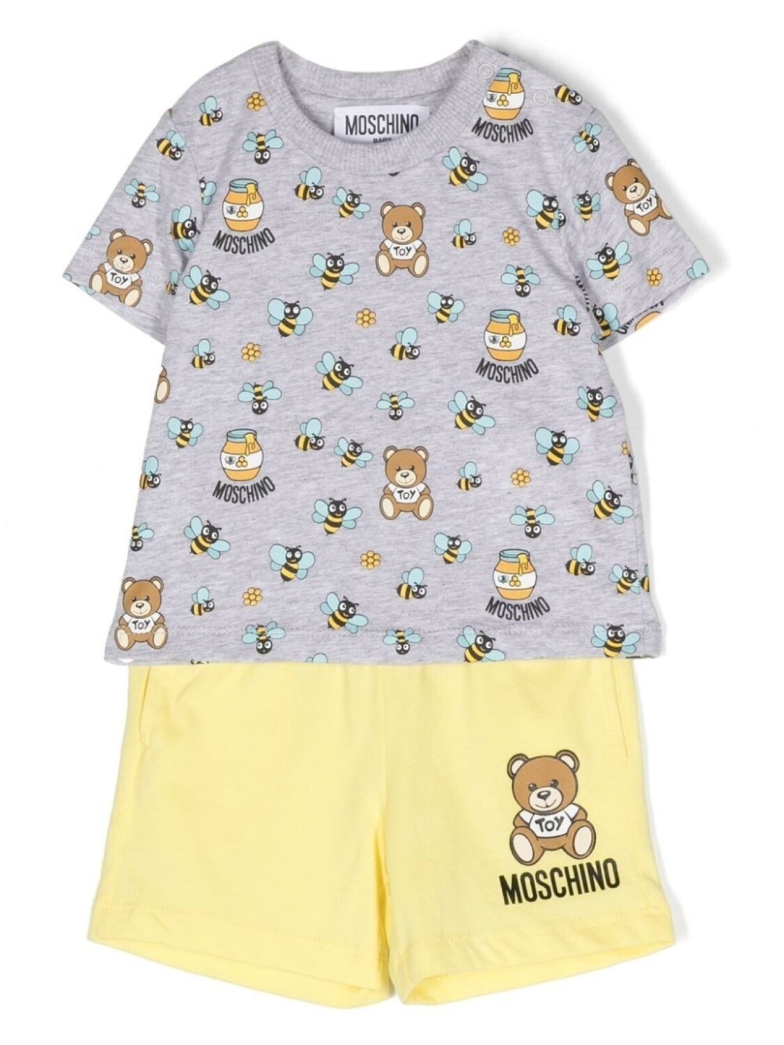 

Moschino Kids спортивный костюм Teddy Bear, серый