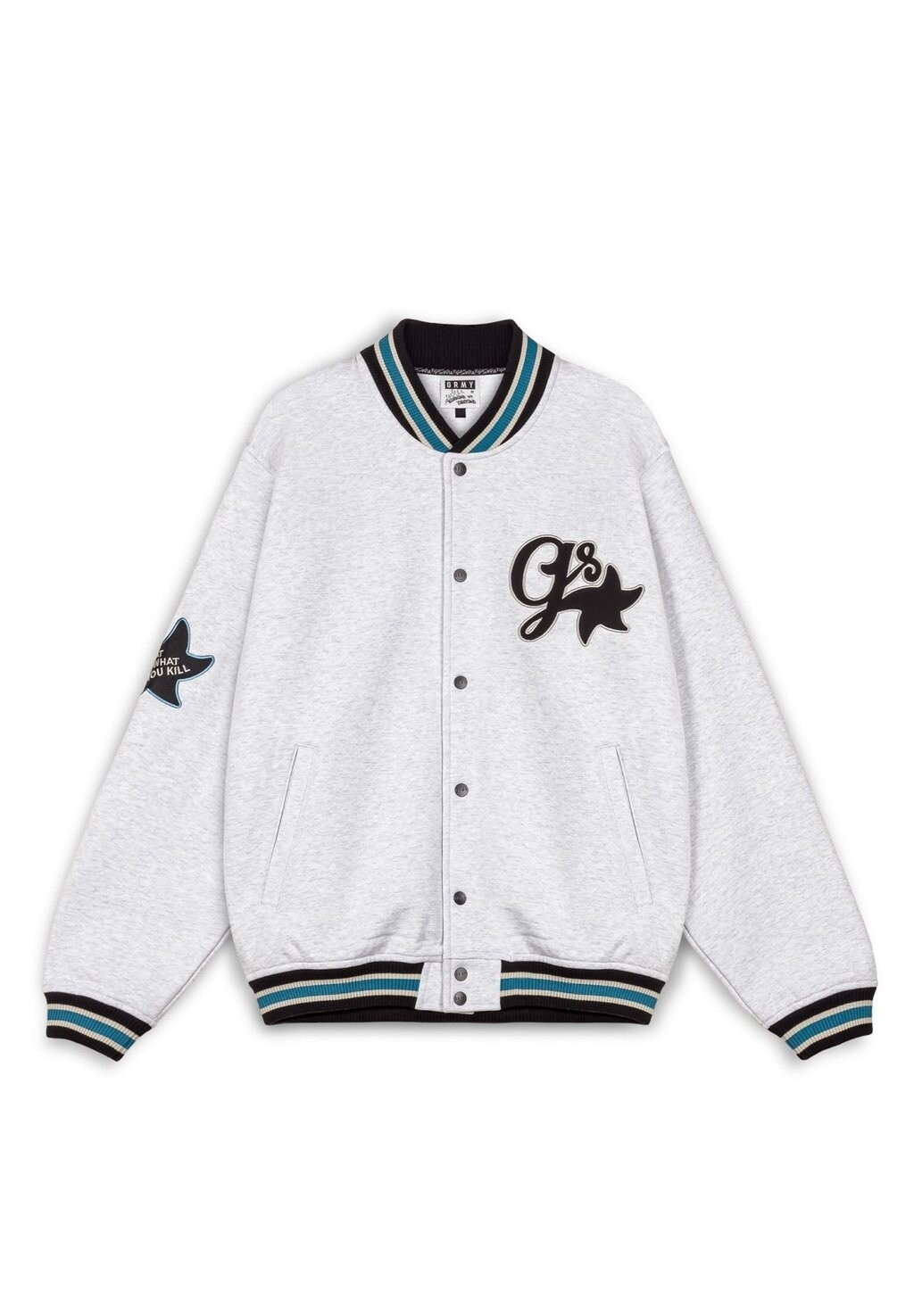 

Толстовка на молнии MADRID HEAVYWEIGHT Grimey, серый