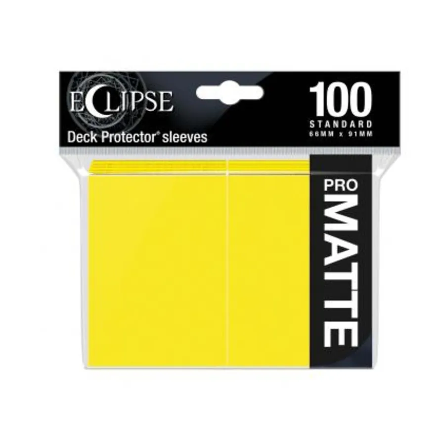 

Eclipse Matte — Лимонно-желтый (100), Card Sleeves - Standard - Yellow & Green (Ultra Pro)