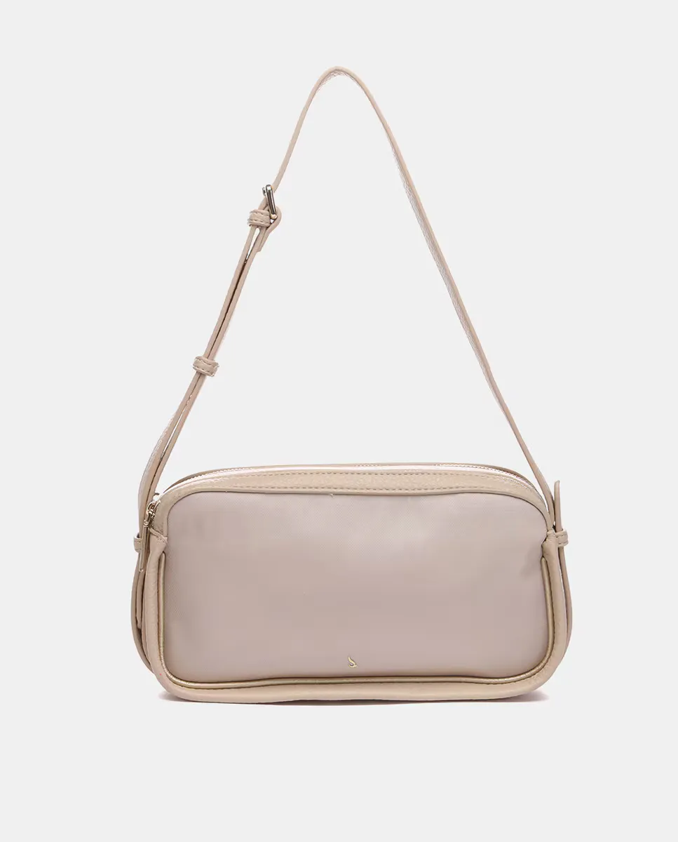 

Сумка Bandolera Oceans Diary en materiales reciclados beige Abbacino, бежевый