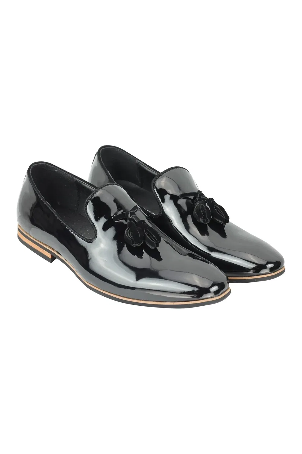 Лоферы на slip-on из искусственной замши Xposed, черный — фото 2
