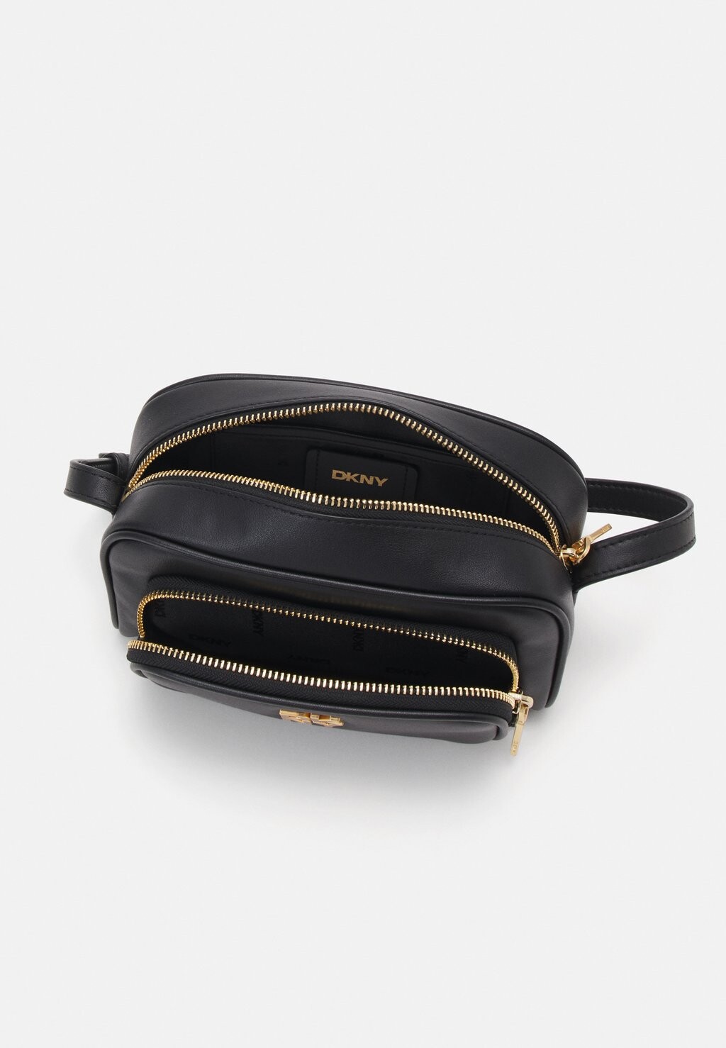 

Сумка через плечо Philo Crossbody DKNY, черный/золотистый