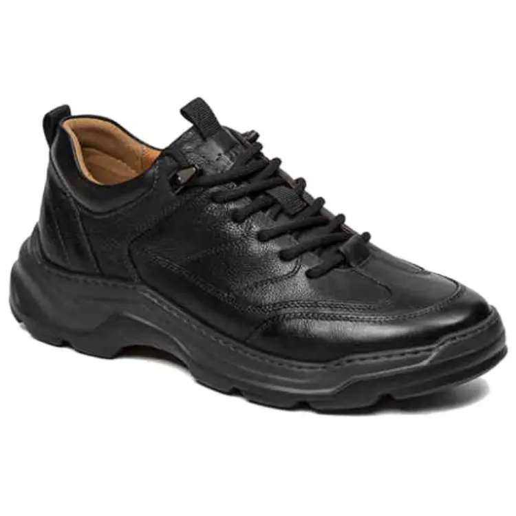 Satchi Износостойкие мужские черные кэжуал кеды Low top — фото 3