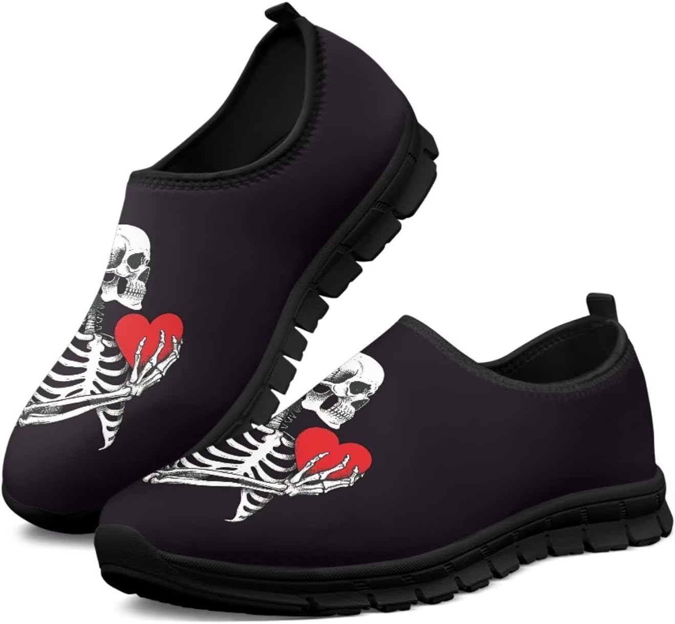 

Женские кроссовки и мокасины Skull Walking: повседневные, теннисные, плоские, для работы, с широким носком, для вождения и хайкинга Ecaestolph, черный