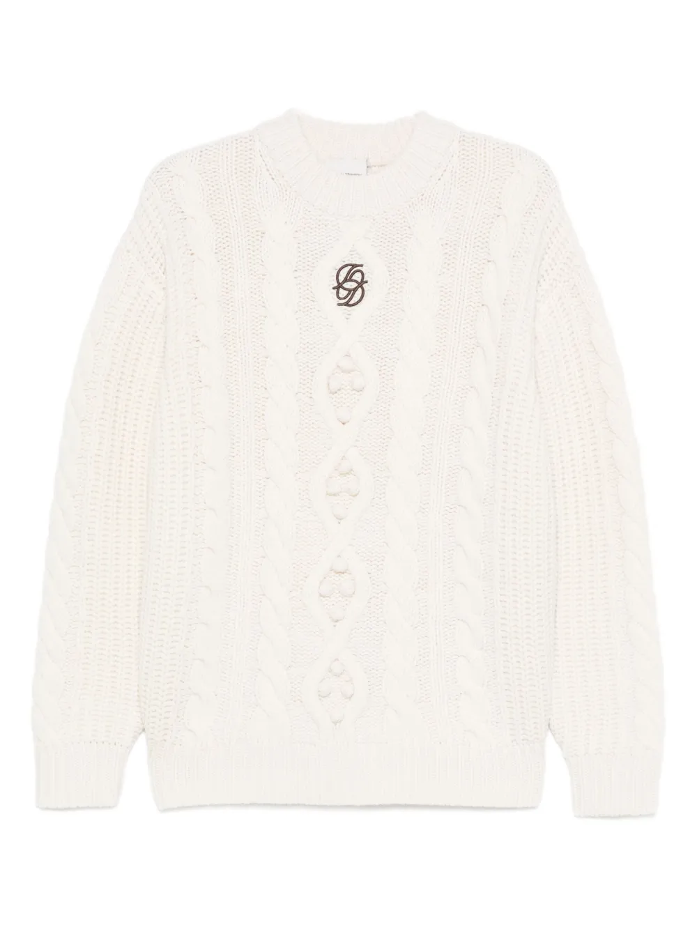 

Джемпер с косами Drôle De Monsieur, белый