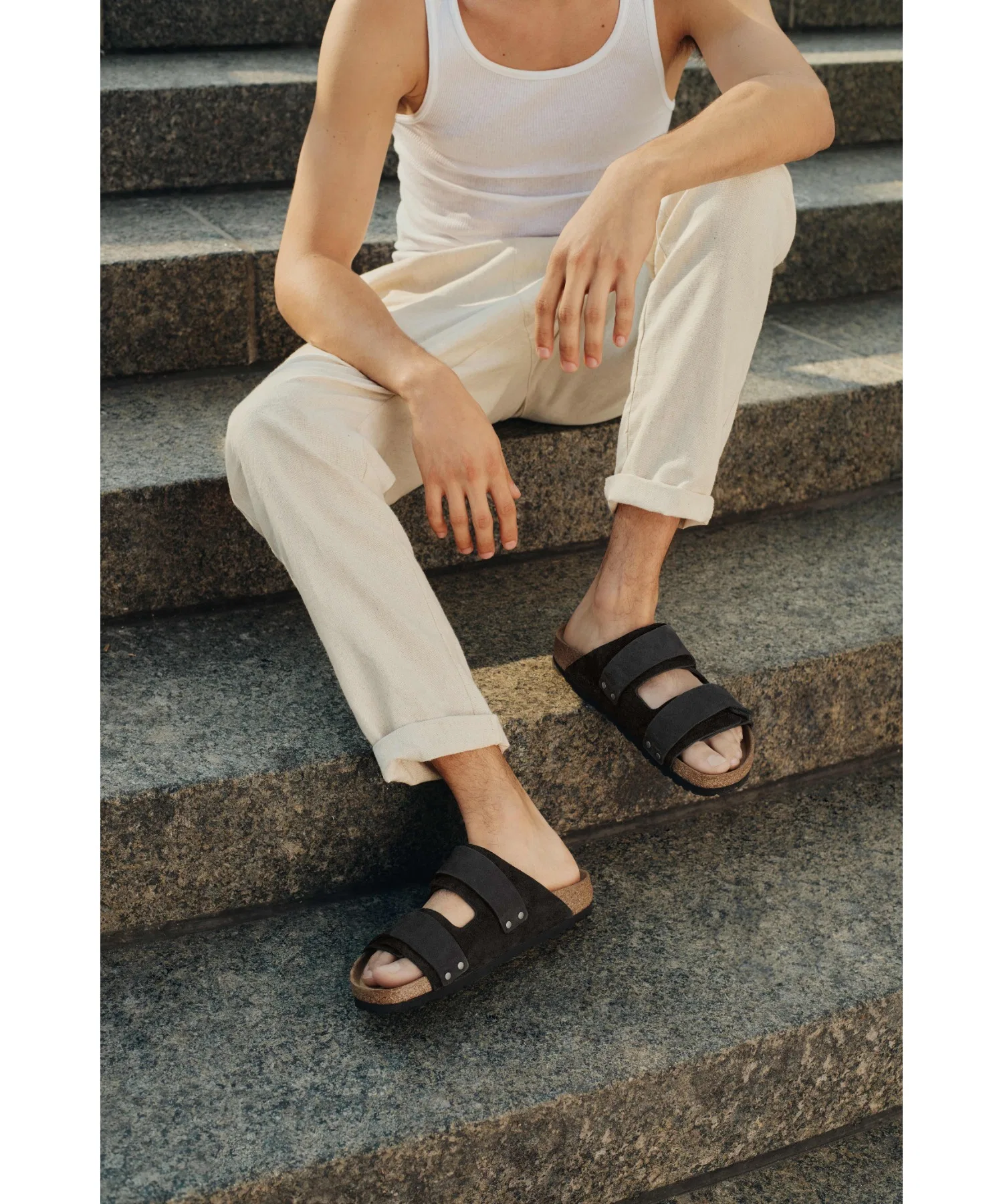 Унисекс сандалии Birkenstock Uji чёрные — фото 4
