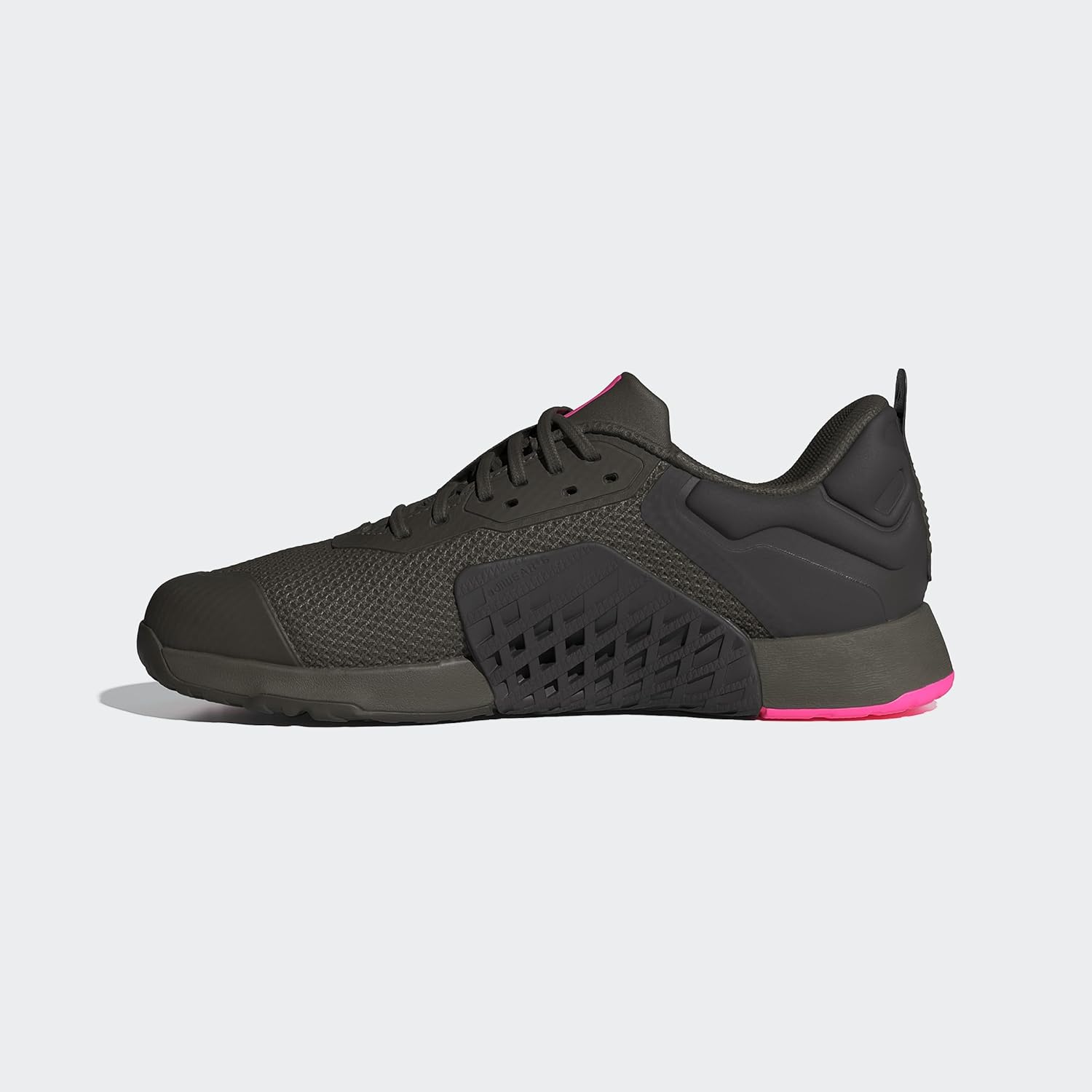 Кроссовки Adidas Unisex-Adult Dropset 3, черный/розовый/оливковый — фото 3