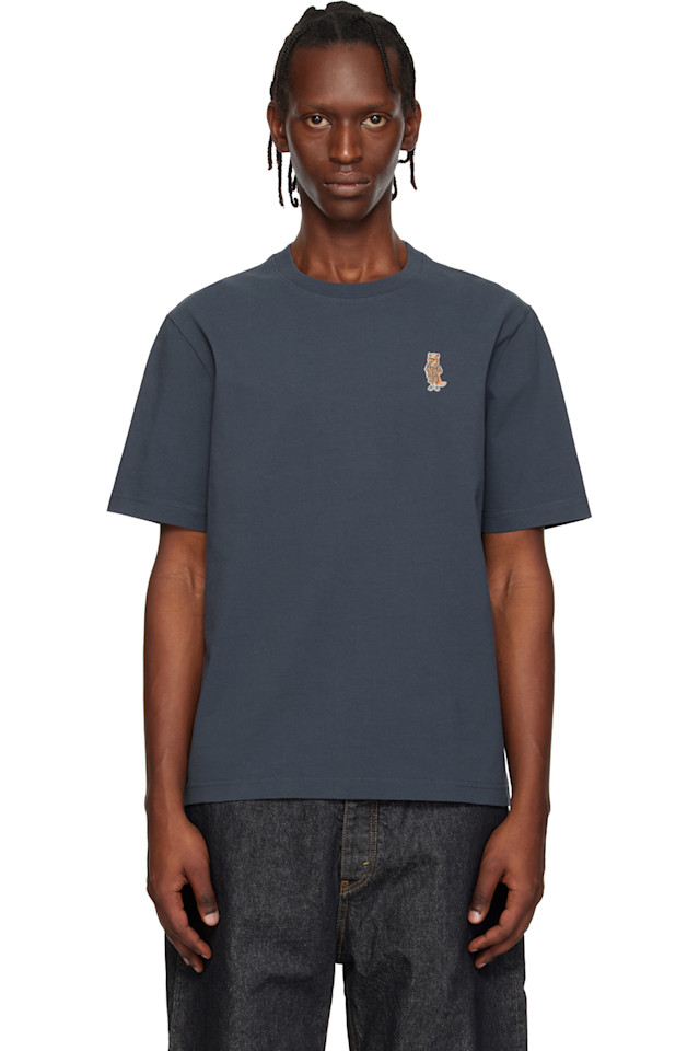 

Maison Kitsuné Футболка Navy Dressed Fox Comfort