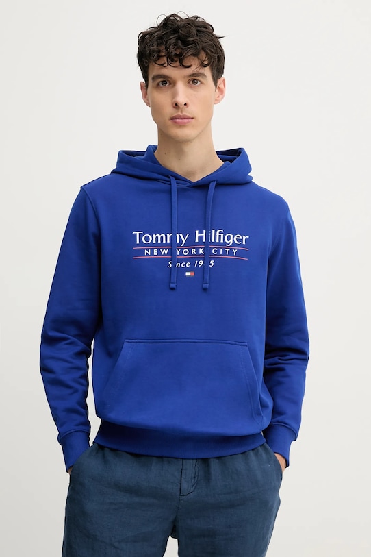 

Хлопковая толстовка Tommy Hilfiger, синий