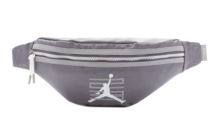 

Jordan Полиэстеровый слинг-рюкзак поясная сумка унисекс металлик серый, Gunmetal Gray