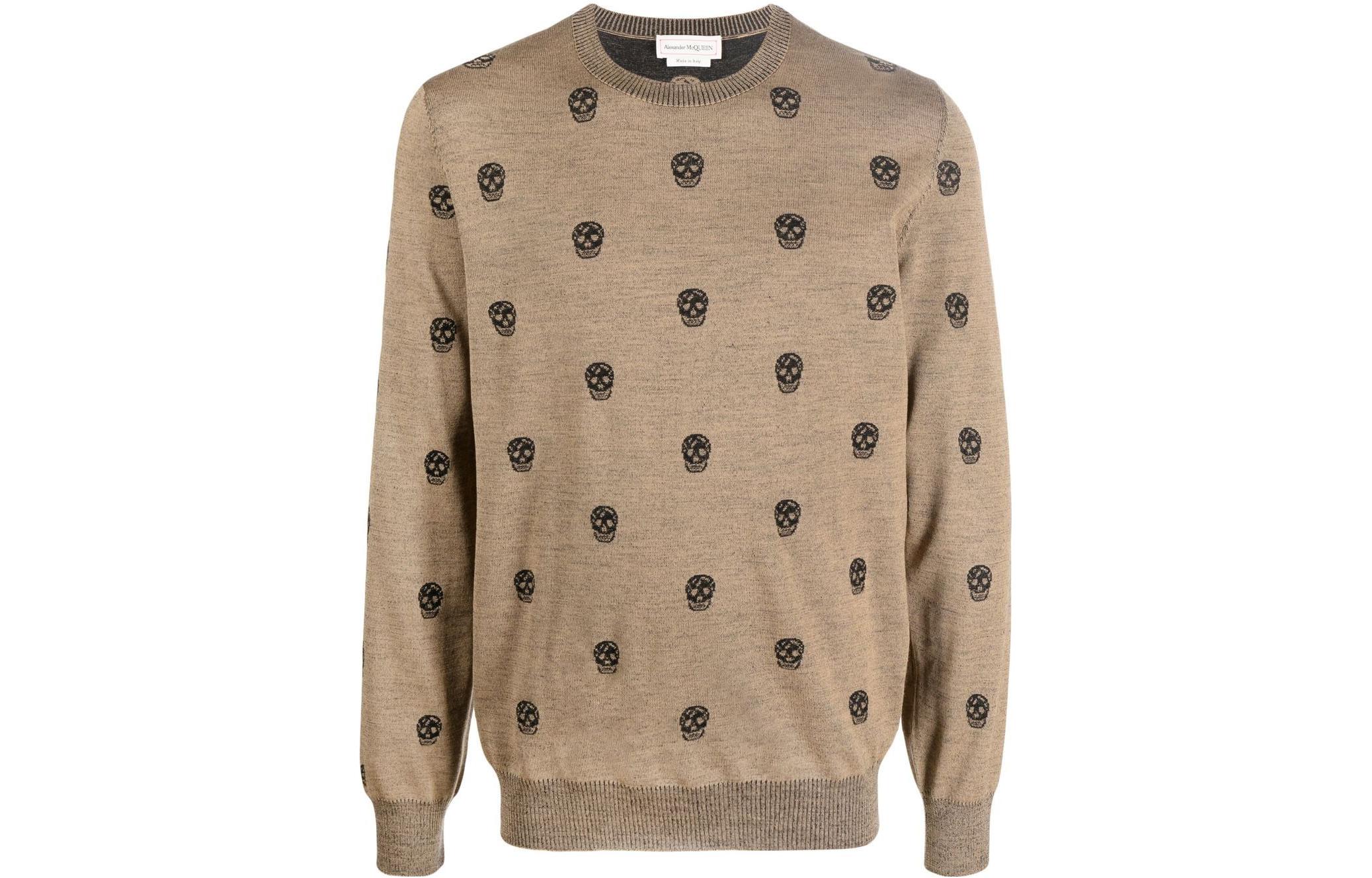 

Alexander McQueen Мужской свитер коричневый