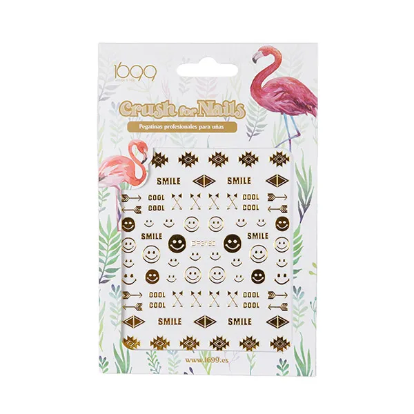 

Наклейки для ногтей Stickers Uñas Doradas 1699, 1 UD