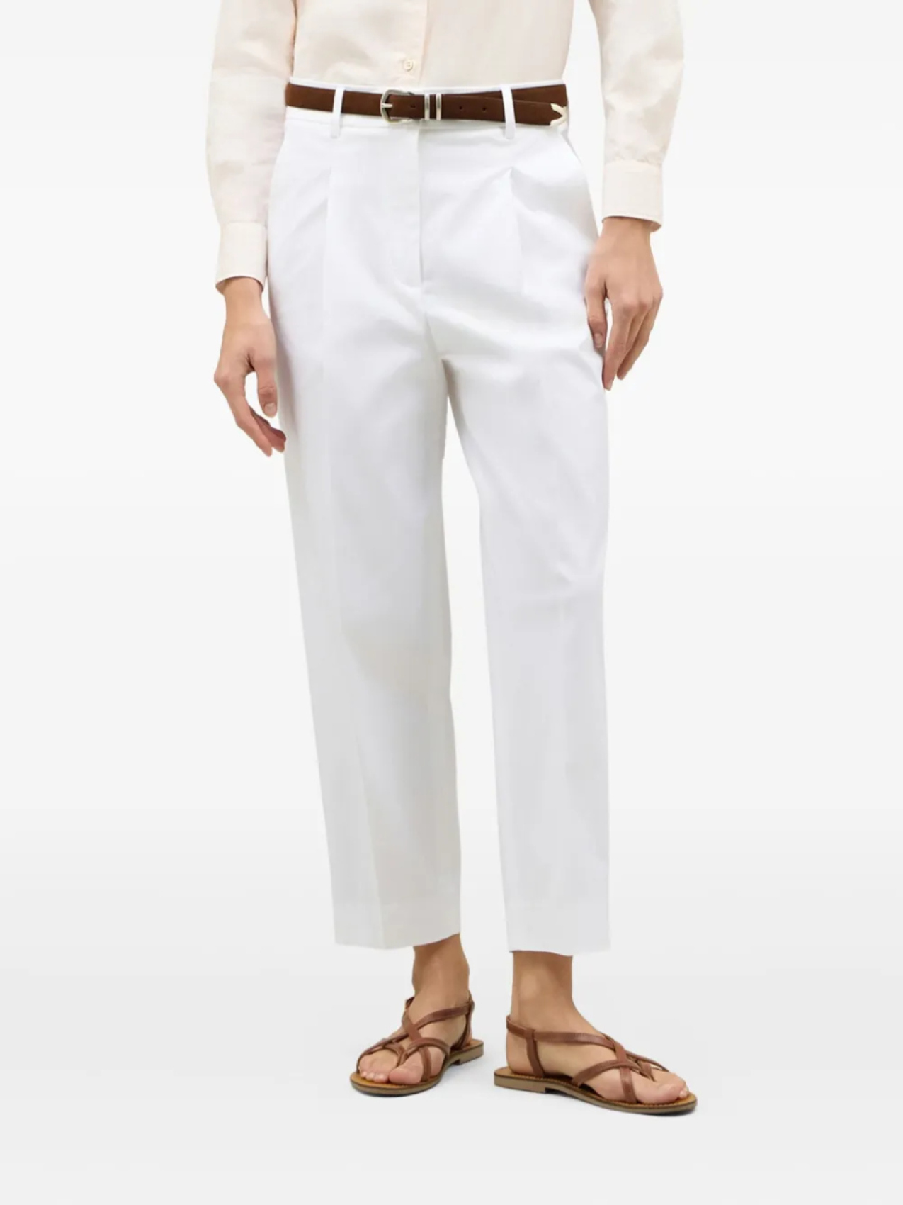 

Укороченные брюки Boglioli, белый