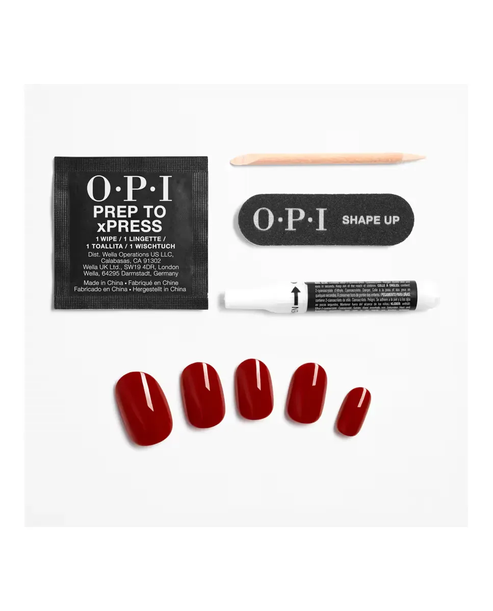 Искусственные ногти xPRESS/ON лак для ногтей Opi, Big Apple Red — фото 3