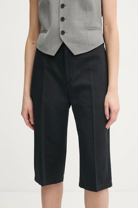 

Шорты с добавлением льна Filippa K, черный