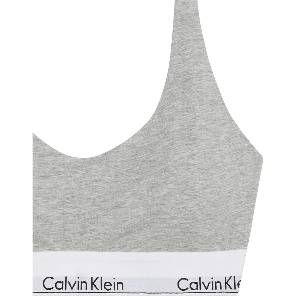 Бюстгальтер-бралетт Calvin Klein LV00QF8503, серый — фото 3