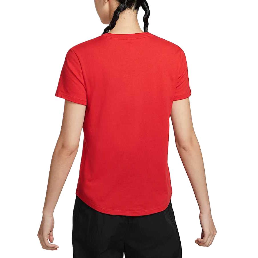 Футболка Nike Sportswear Essentials Logo DX7907-657, красный — фото 3