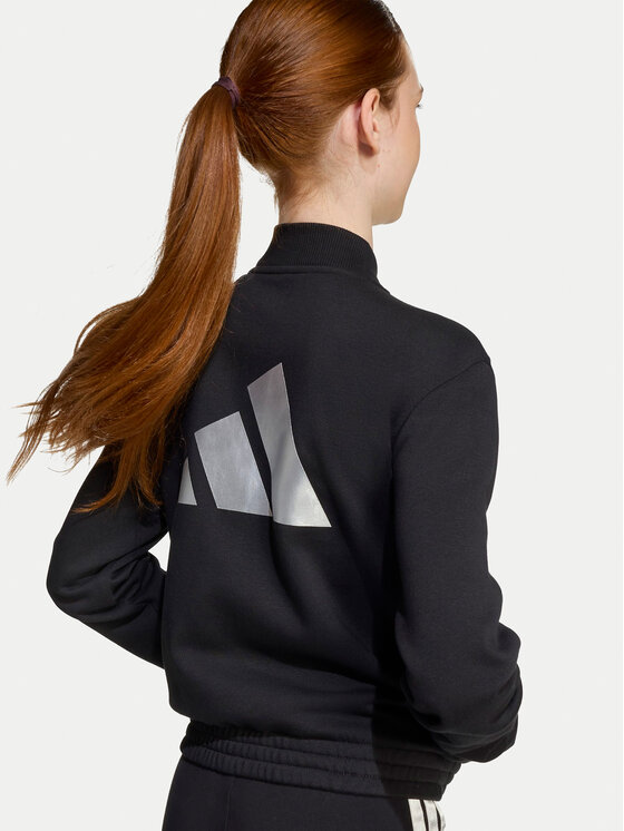 Спортивный костюм regular fit Glam Track JL7474 Adidas, черный — фото 4