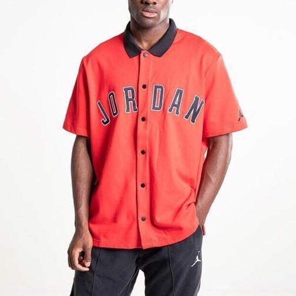 Футболка men's jordan dna distorted basketball sports short sleeve red t-shirt Nike, красный — фото 3