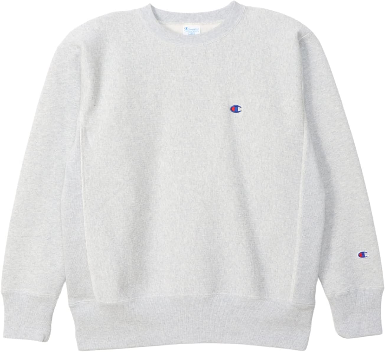 

Мужская толстовка Champion C3-Y033 REVERSWEAVE(R), с длинным рукавом, круглым вырезом, серебристо-серый