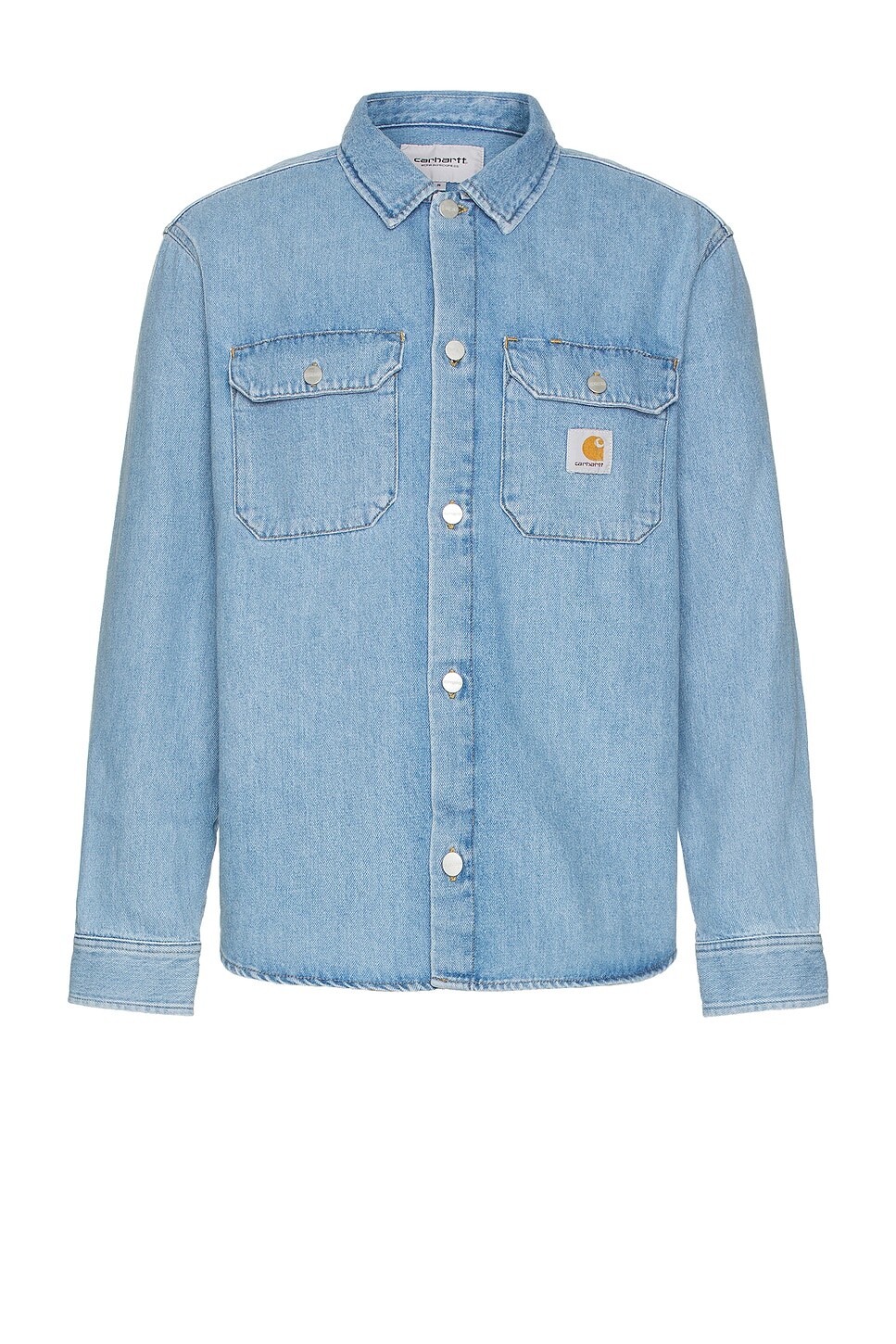 

Куртка-рубашка Harvey Carhartt Wip, цвет Blue Stone Bleached