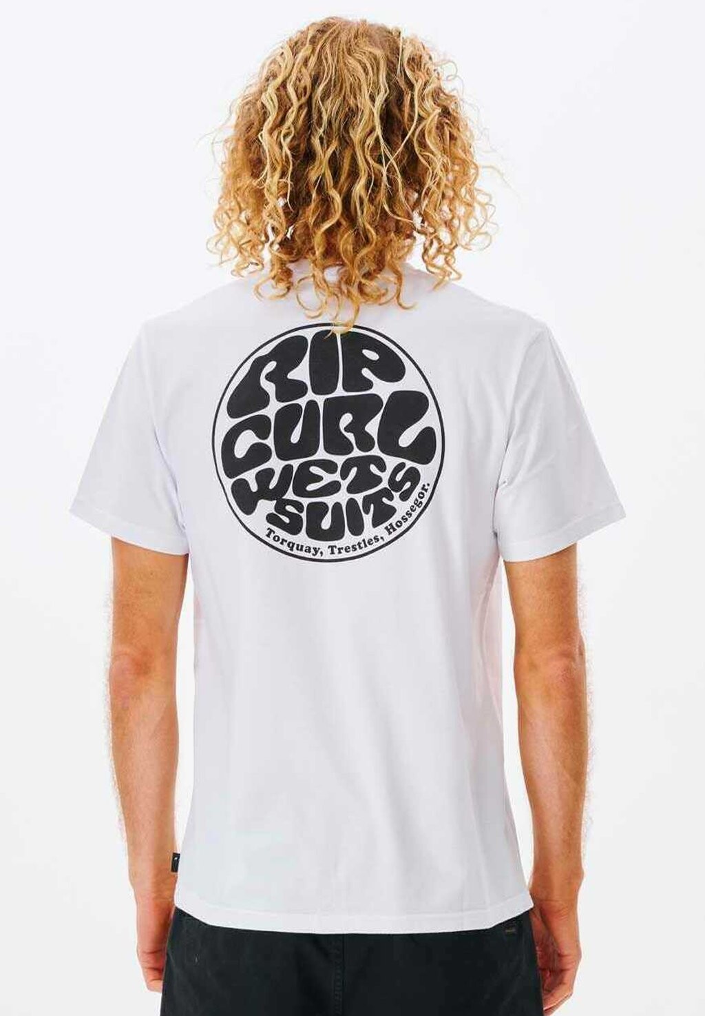 

Футболка с принтом Icon Rip Curl, белая