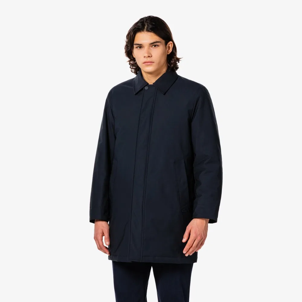Мужское пуховое пальто 3 в 1 тёмно-синего цвета от Lacoste — фото 4