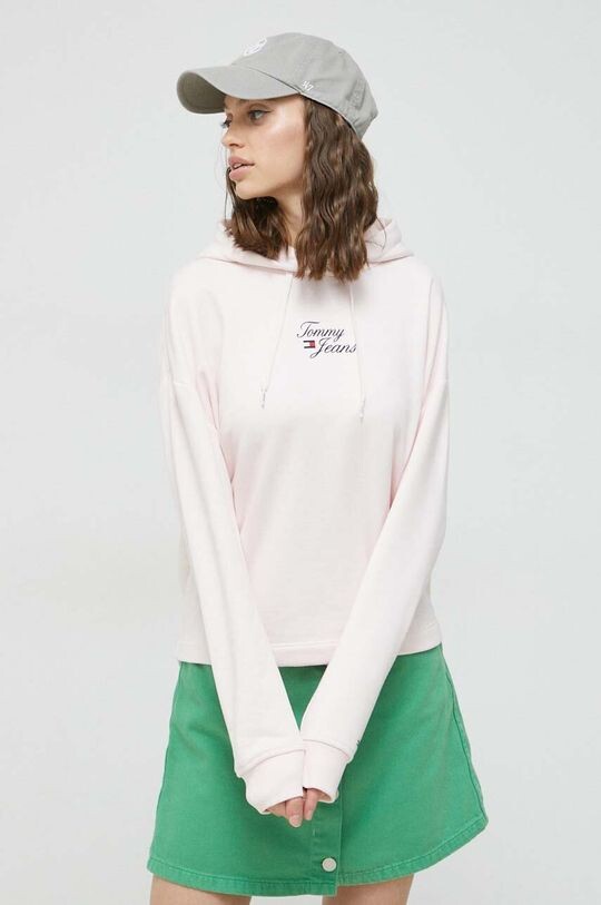 

Фуфайка Tommy Jeans, розовый