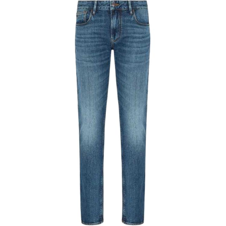 

Джинсы J06 Slim Fit постиранные EMPORIO ARMANI, индиго