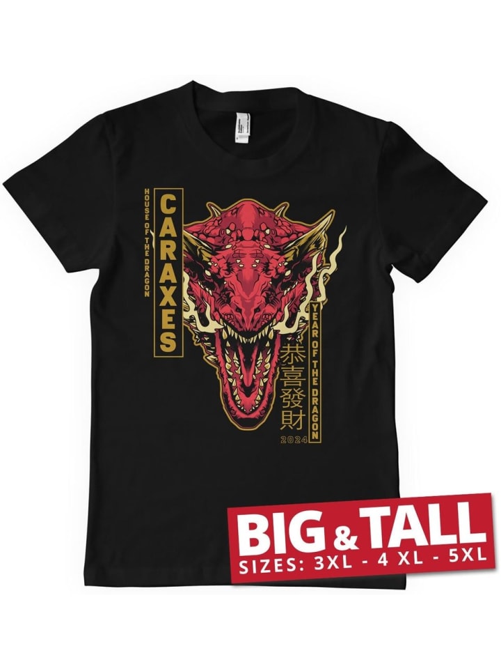 

Футболка Caraxes Dragon Big & Tall T-Shirt House Of The Dragon, черный