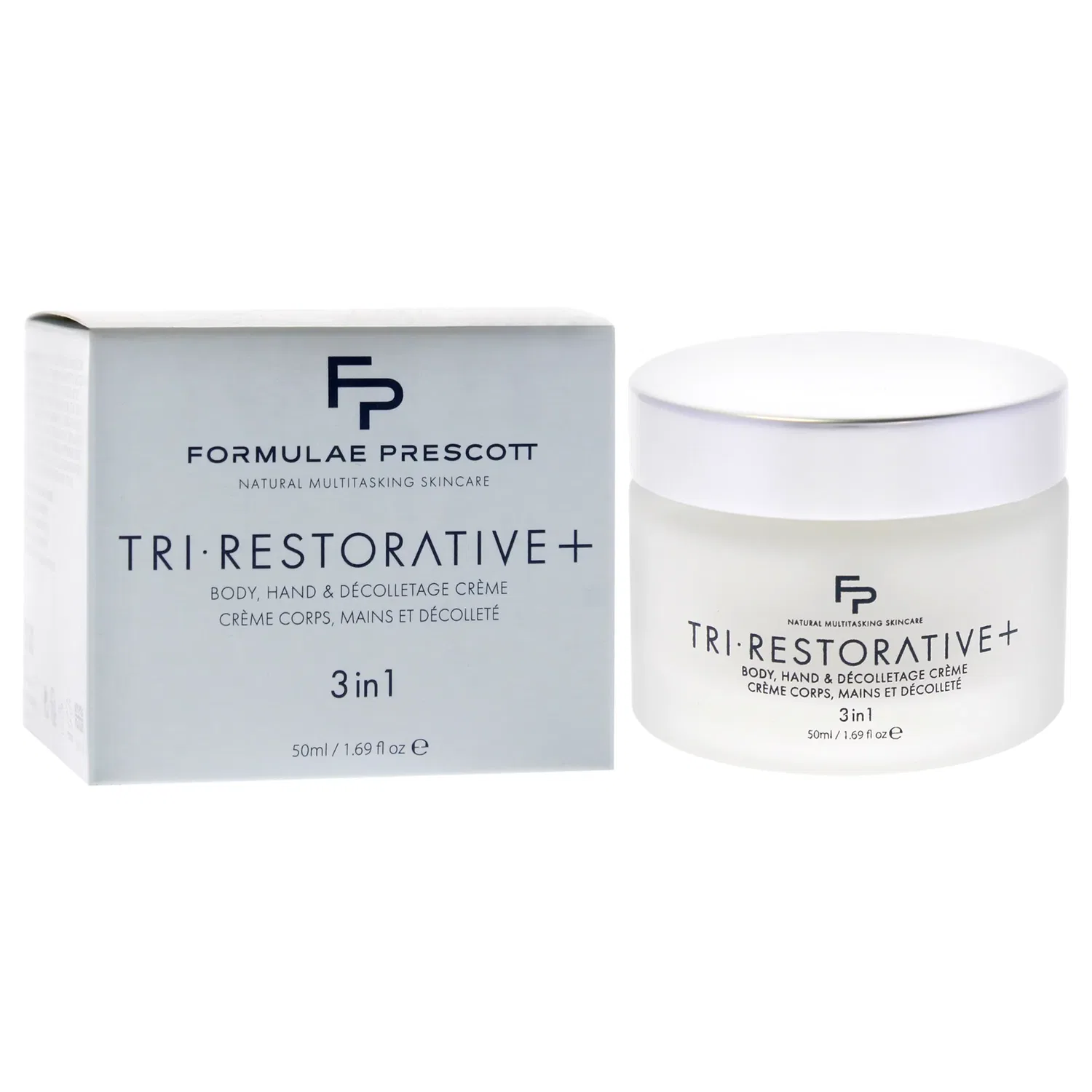 Крем Tri Restorative Plus от Formulae Prescott для мужчин и женщин - 1,69 унции (47 г), белый — фото 3