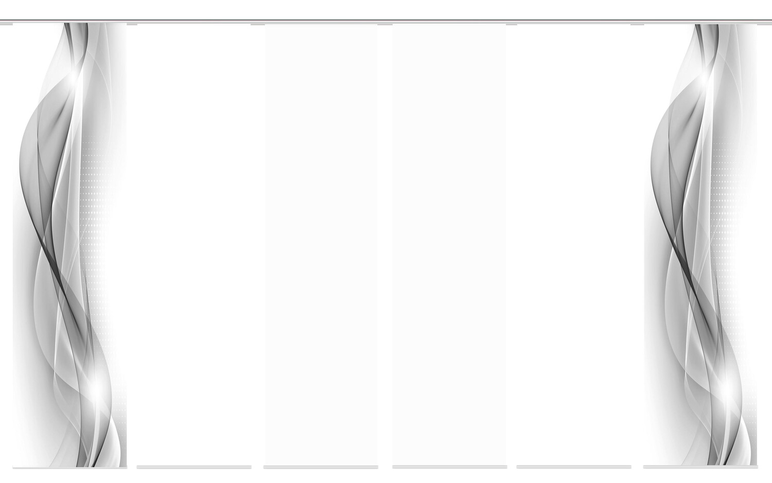 

Панельная занавеска 60x245 см, серый