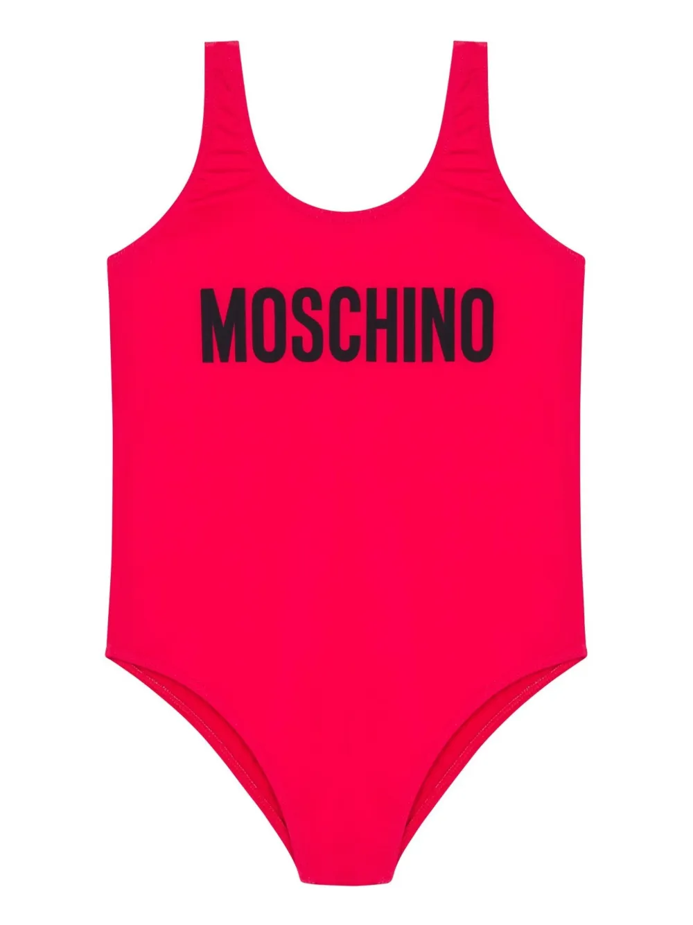 

Купальник с логотипом Moschino Kids, красный