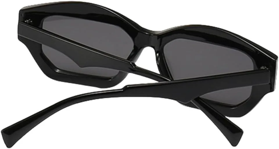 

Винтажные солнцезащитные очки «кошачий глаз» в форме многоугольника, желейные, модные оранжево-синие, мужские солнцезащитные очки MTZJH, White Black Gray