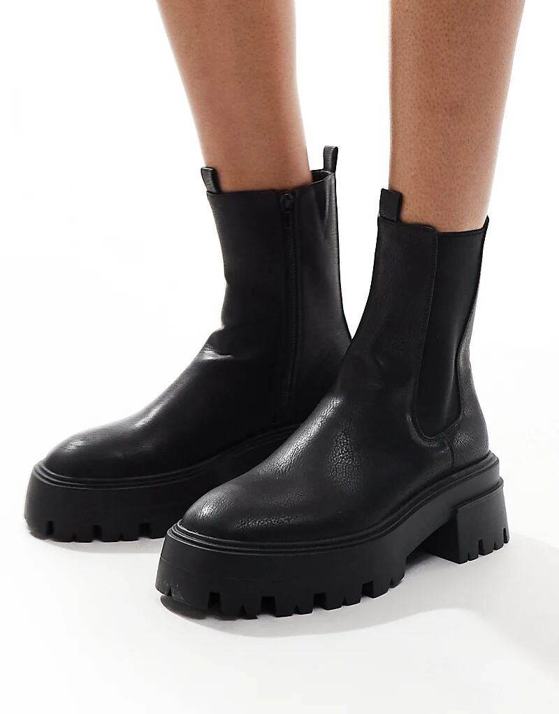 Массивные ботильоны schuh Addilyn черного цвета