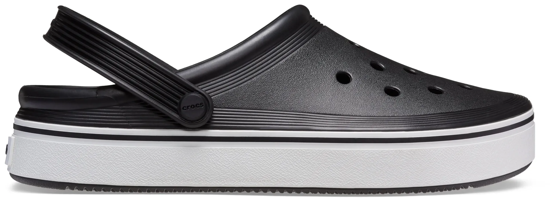 

Сабо Crocs "Crocband Clean Clog", с поворотным ремешком на пятке, черный
