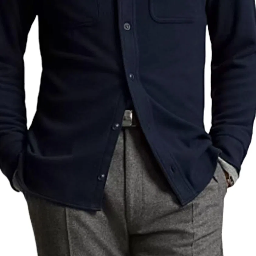 Рубашка Classic Version мужская Polo Ralph Lauren, Marine Blue — фото 3