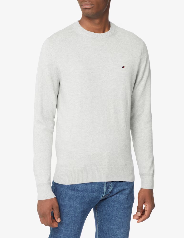 

Свитер из хлопка и кашемира Tommy Hilfiger, серый
