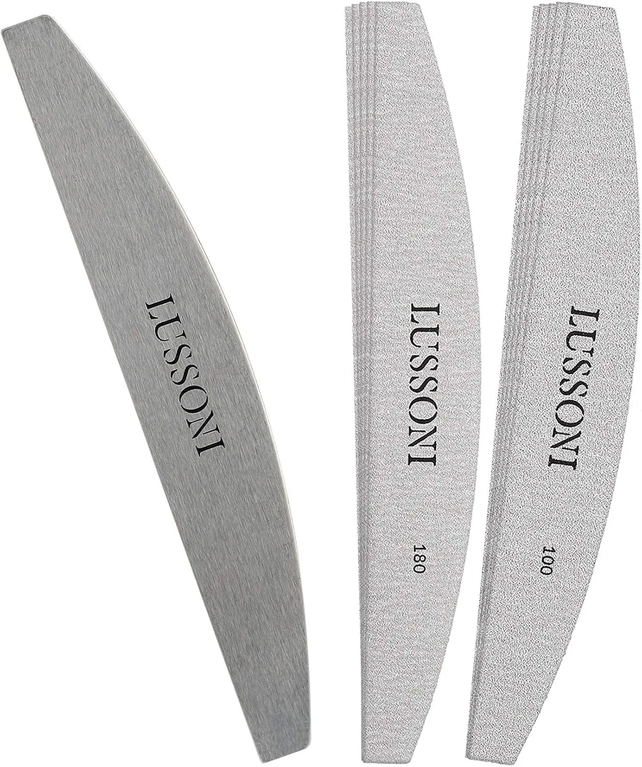 Стальная пилка T4B LUSSONI с 10 сменными файлами для маникюра Tb Tools For Beauty — фото 2