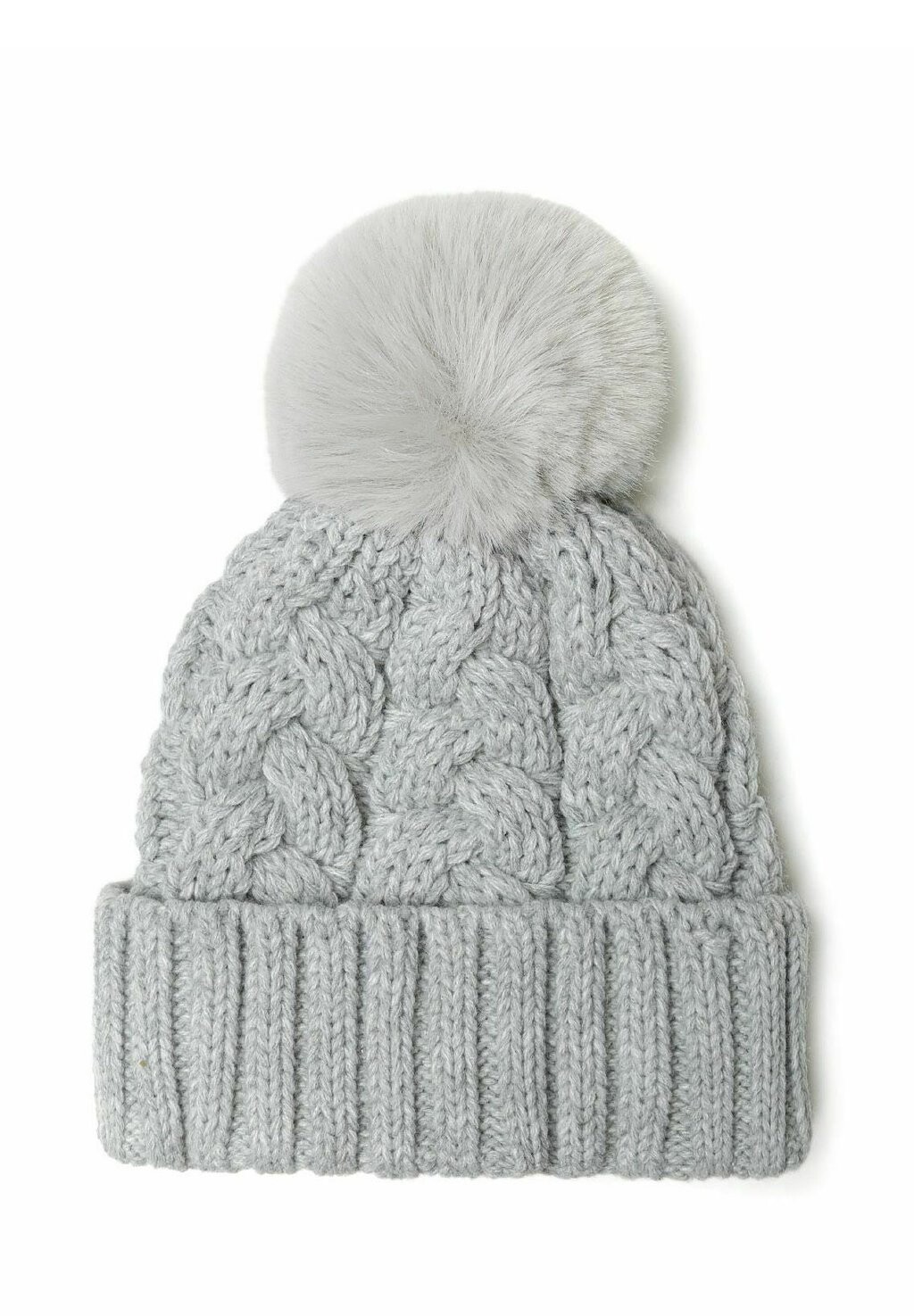 

Шапка CABLE POM MINOTI, серый