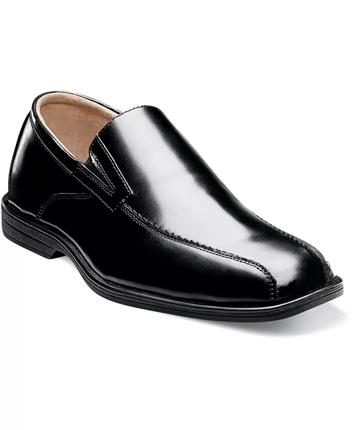 

Малыши мальчики показывают велосипедные носки Jr. Оксфордские туфли Florsheim, черный