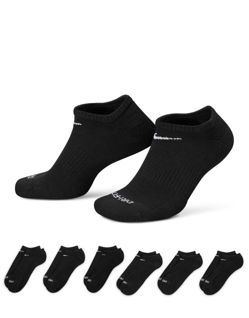 

Черные носки Nike Training Everyday Cushioned Plus (6 штук)