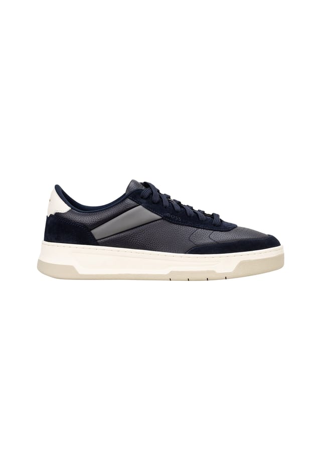 

Кроссовки - baltimore tenn sdltb low shoe из натуральной кожи с логотипом Boss, синий
