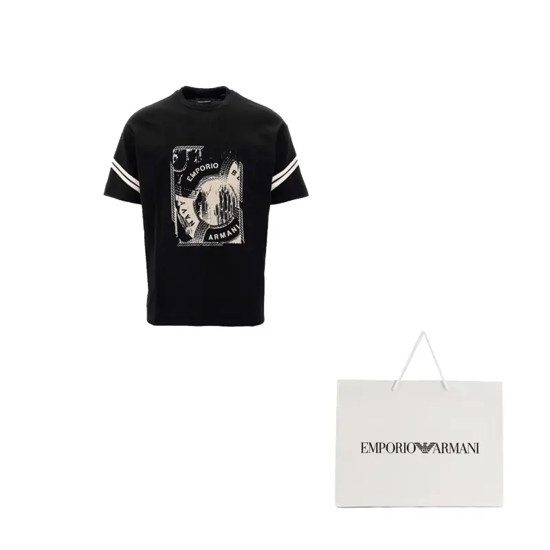 

Футболка мужская FW23 EMPORIO ARMANI, черный